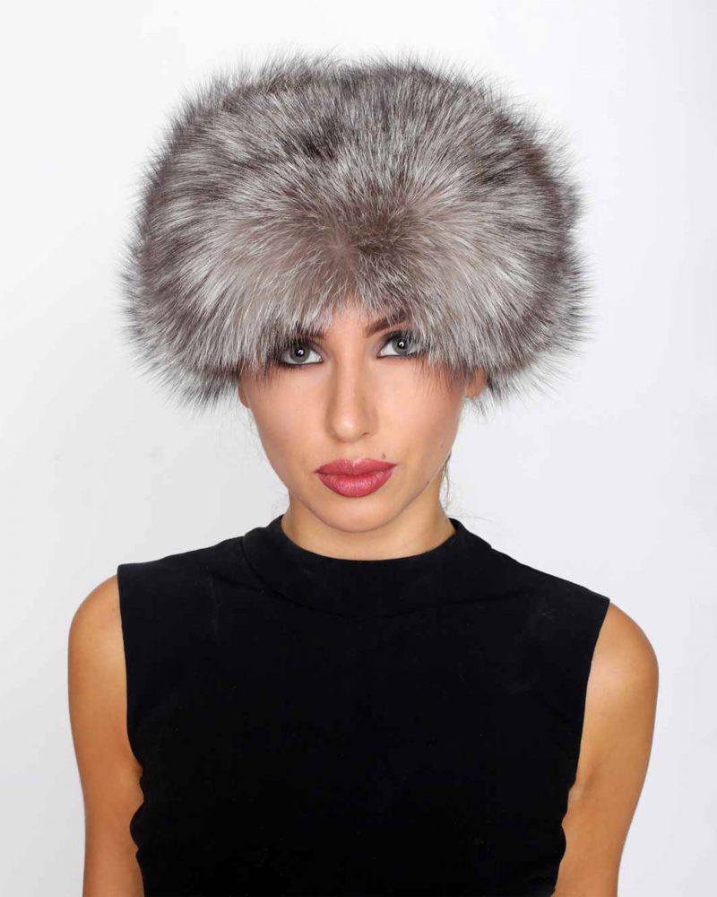 Women's Silver Fox Fur Hat